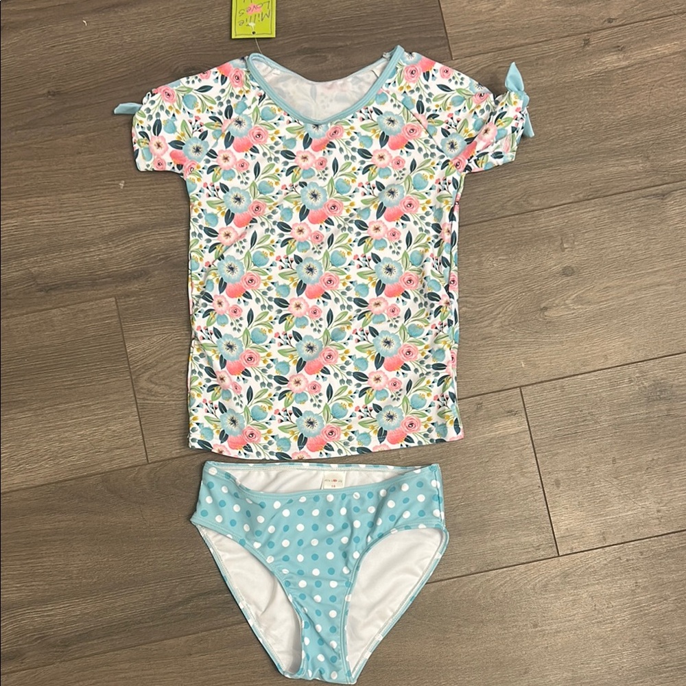 🆕 Floral and Polka Dot Swim Set - NWT